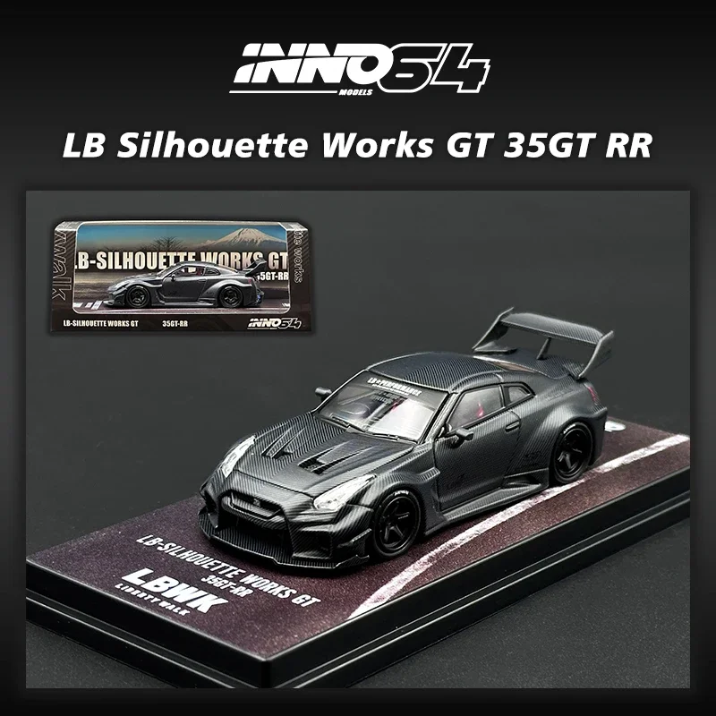 В наличии INNO 1:64 LBWK GTR R35 Super LB Silhouette 35GT RR литая под давлением диорама модель автомобиля коллекция миниатюрные игрушки