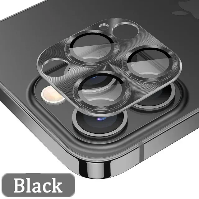 Vetro di protezione dell'obiettivo della фотокамера в металло для iPhone 14 11 12 13 15 Pro Max pellicola protettiva per obiett