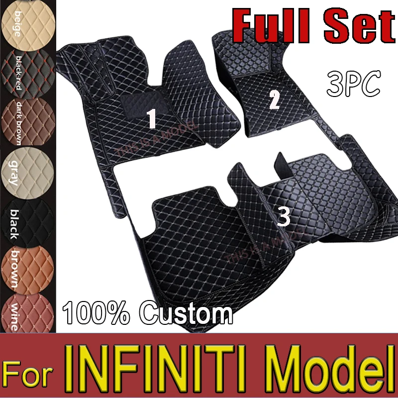 Автомобильные коврики для INFINITI ESQ FX EX/EX25 JX/JX35 JX35 G25/G35 G37 M25 M25L M30/M35 M45