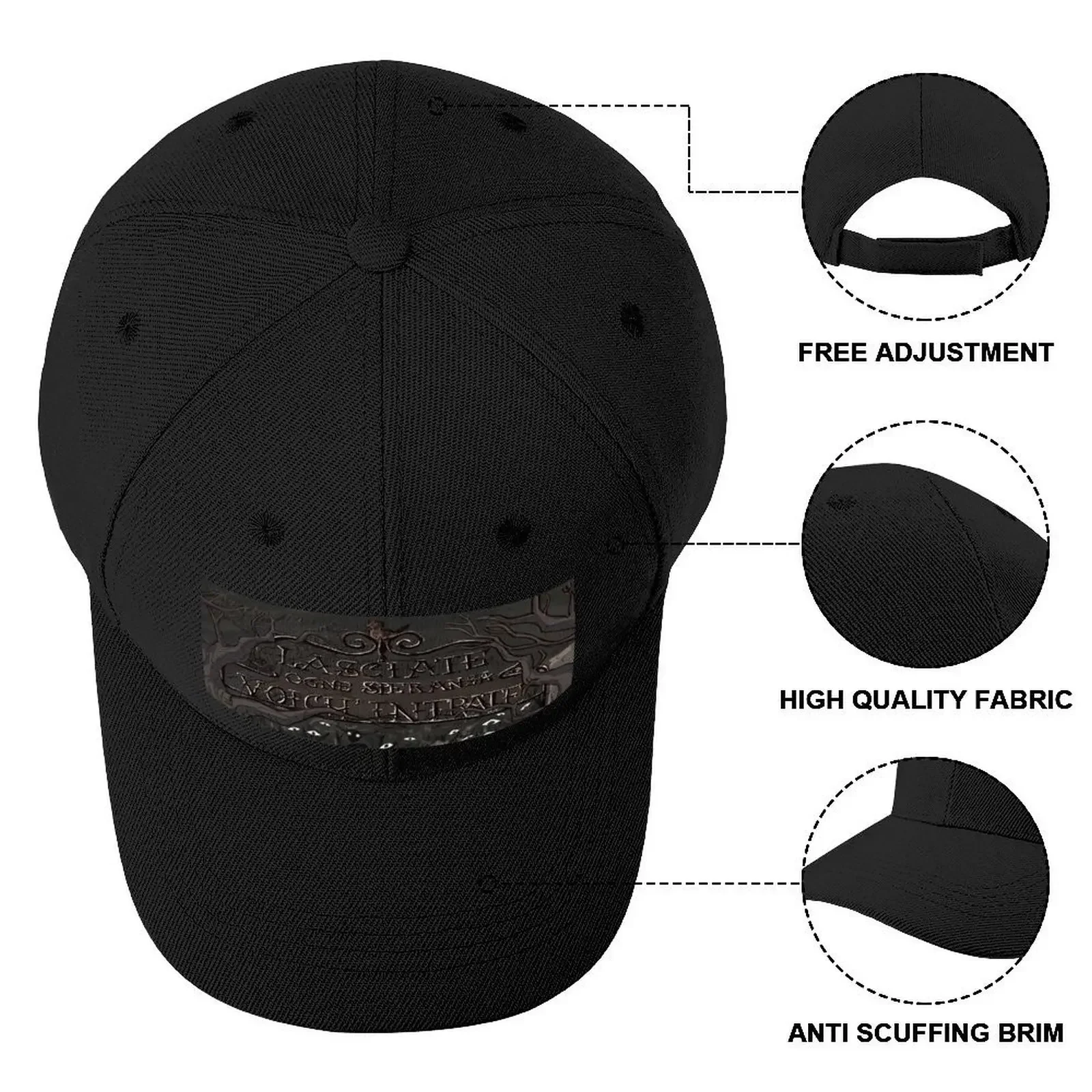Фото Lasciate Ogne Speranza Voi Ch'intrate // Divina Commedia // inferno Baseball Cap Thermal Visor Hat Beach Men Caps Women's №4