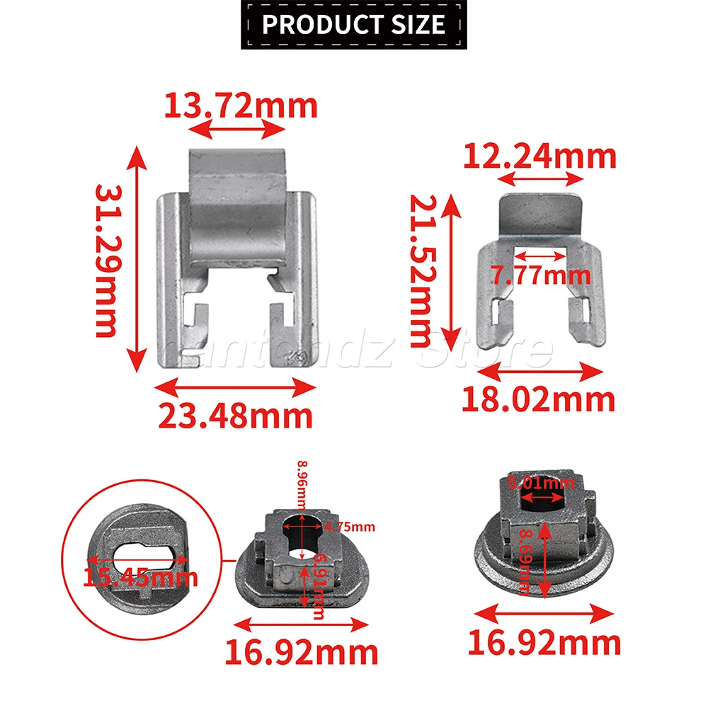 Фото 626210 00626210 Для Bosch Siemens Комплект крепления полки для духовки Набор втулок для хранения боковой опоры для хранения полки для духовки Neff Крепление боковой опоры №2
