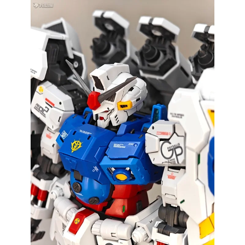 Фото В наличии оригинальный Mg 1/100 Salomon Physalis Gp02, комплект сборки модели, многослойный скелет в сборе, модель Mecha, детская игрушка Gif №5
