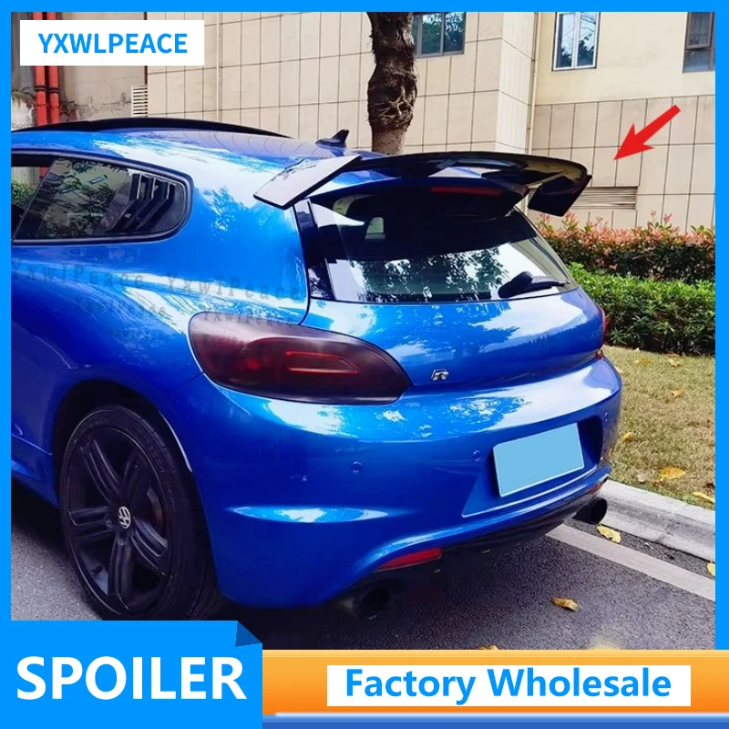 Для VW Volkswagen Scirocco 2009--2017 спойлер багажника обычный стандартный тип ABS пластик неокрашенный спойлер багажник крыло спойлер
