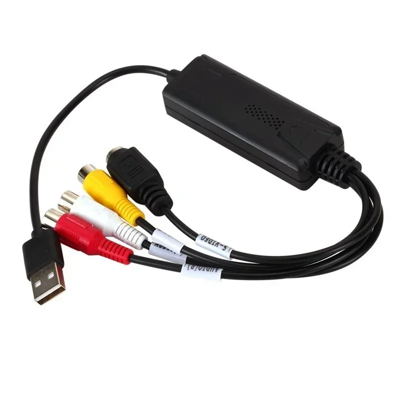 Фото Карта захвата аудио-видео AV-USB 2,0, устройство захвата, кабель-адаптер-конвертер для ТВ, DVD, VHS, кабели для ПК №2