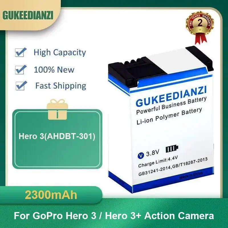 Фото Аккумулятор для камеры Gopro Hero 2 3+ 4 5 6 7 8 9 10 11 12 Hero+ HWBL 1 Plus PR-062334 CHDHA-301 AHDBT-401 AHDBT-501 AHDBT-10 №2