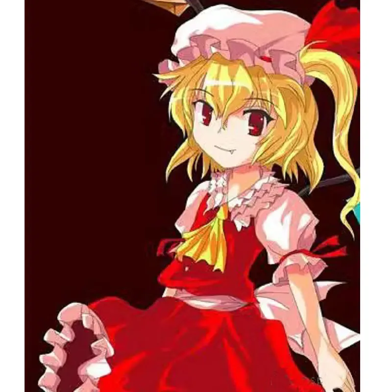 Фото Touhou Project Flandre Scarlet Косплей Костюм Настроить размер №3