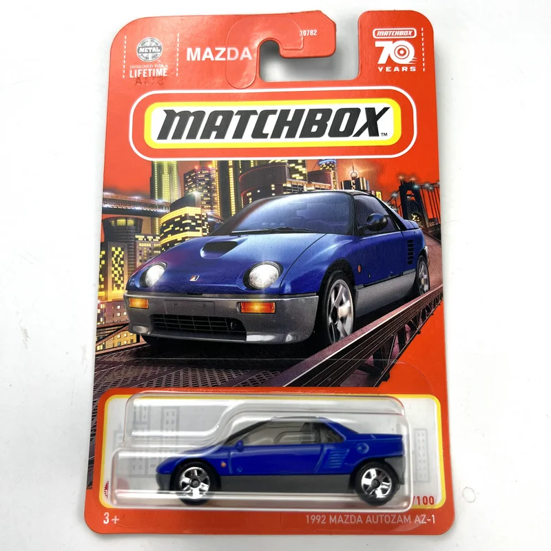 Модель 2023 года! Автомобили MAZDA 1992, автомобили MAZDA, металлические модели 1/64, литые под давлением