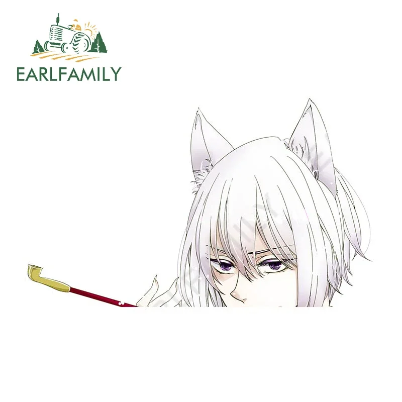 EARLFAMILY 13 см X 7,6 см для Tomoe Peek аниме автомобильные наклейки солнцезащитные виниловые наклейки личный ноутбук мотоцикл Декор Стайлинг автомобиля
