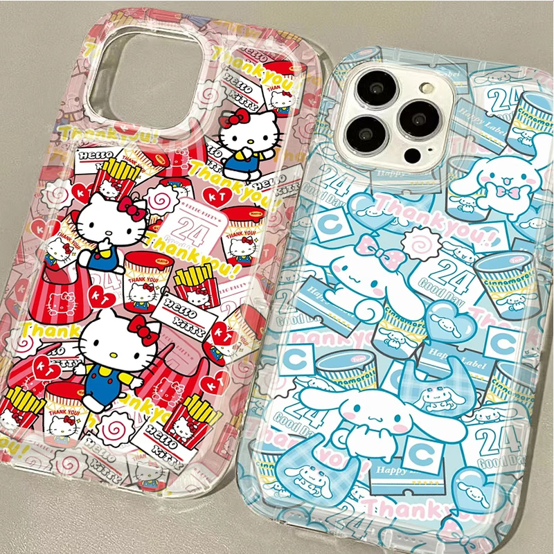 Чехол Sanrio с изображением коричного кролика Hello Kitty для Huawei P30 P40 P50 P60 Pro Honor 100 90 80 70 60 50 X9 X9A X8 X5 Magic5 Magic 5 Capa