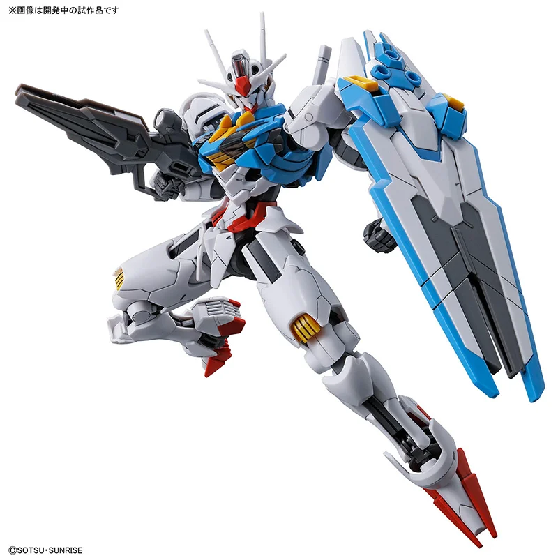 Фото Фигурка ведьмы из аниме «ртуть», экшн-фигурка Gundam Calibarn, Bandai Gundam Schwarzette, Игрушечная модель, подарки для воздушной сборки №5