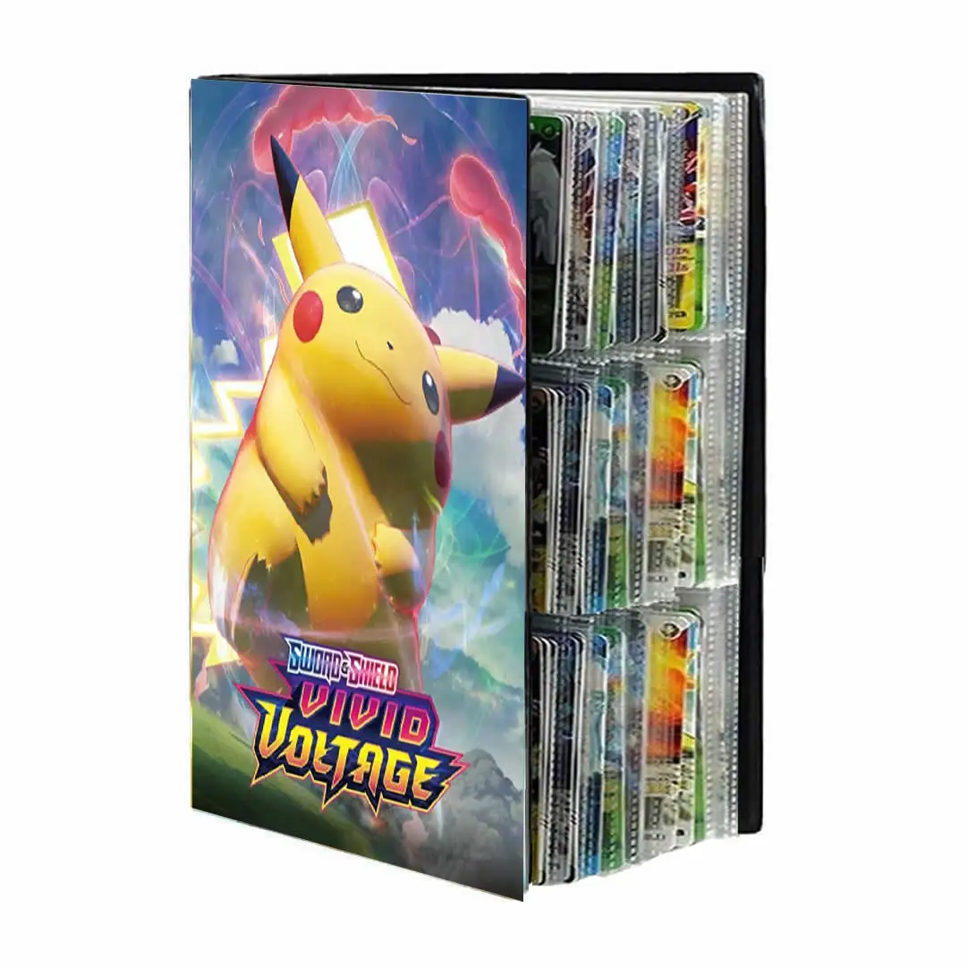 Альбом для карт Pokemon 432, книга, аниме карта, игра, карты покемона, мультяшный 9 карманов, коллекционный держатель, папка, топ, игрушки, подарок д...