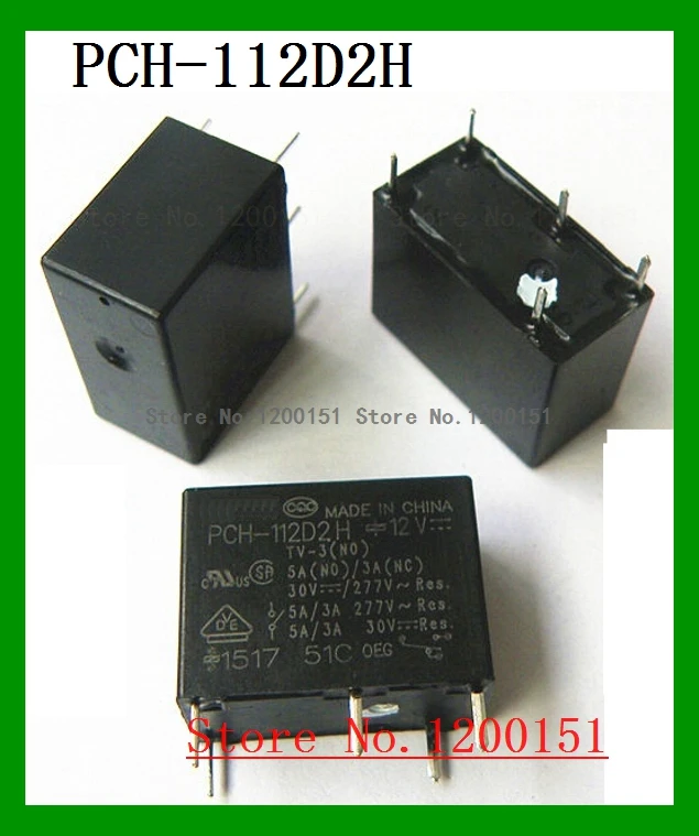 PCH-112D2H 5А Реле DIP-5