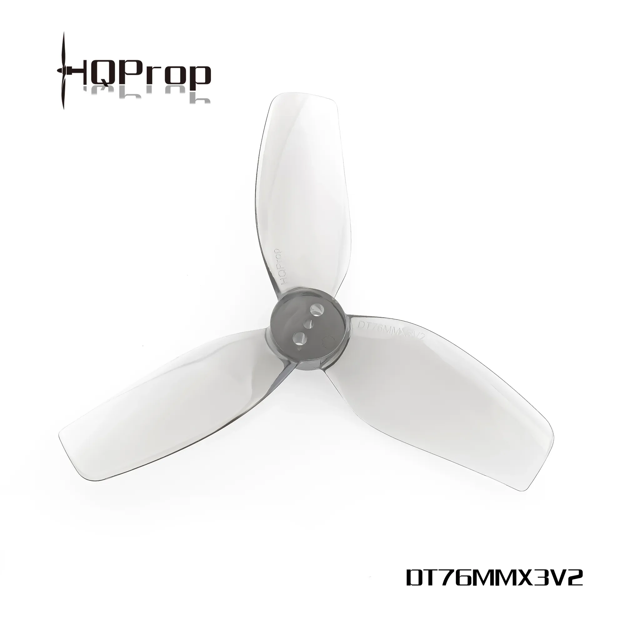 HQProp DT76MMX3 V2 для Cinewhoop серый (2CW + 2CCW)-поликарбонат