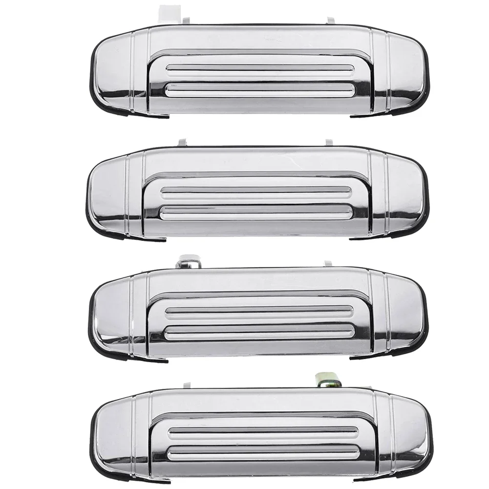 Фото Наружные хромированные дверные ручки 4x для Mitsubishi, Montero, Pajero, MR156875, MR156876, MR156877, запчасти для автомобилей №2