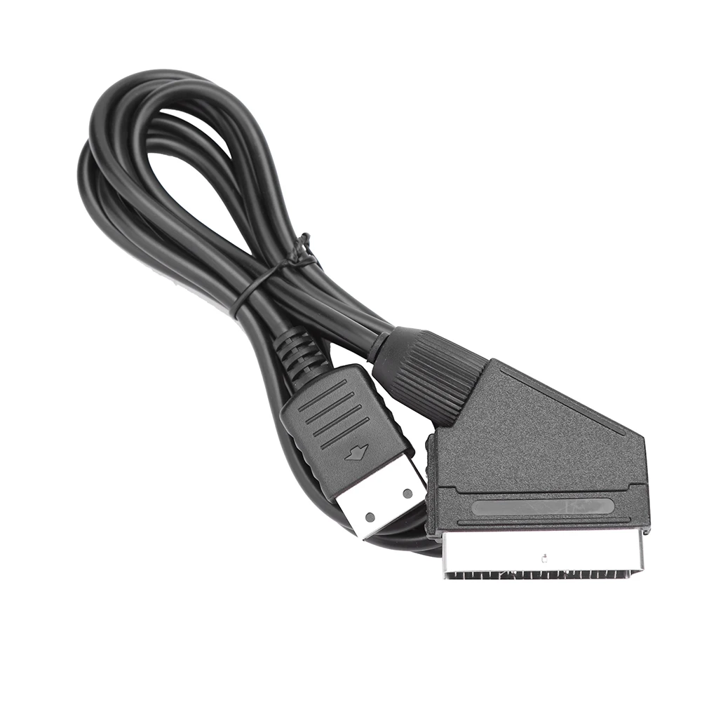 Сменный RGB-Кабель Scart TV AV, свинцовый RGB-кабель Scart 1,8 м, игровой соединительный провод, улучшение четкости изображения для SEGA Dreamcast DC