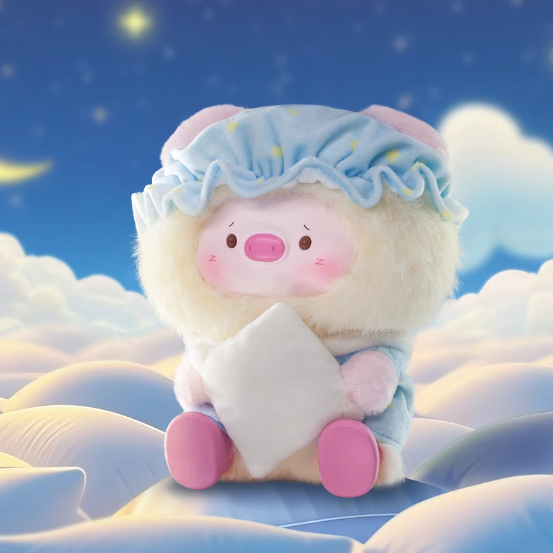 Фото Новый оригинальный GeeGee lulu pig Nightcap Goodnight Song Series виниловые куклы слепая коробка игрушки модные модные мультяшные декоративные игрушки №2