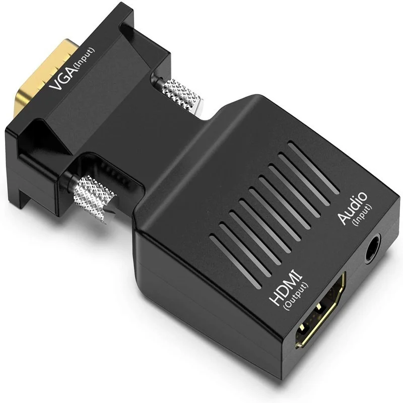 Переходник с VGA на HDMI, 1080P, для ПК, ноутбука