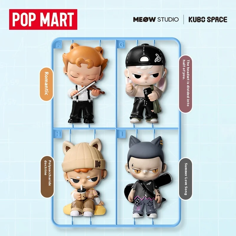 Фото POPMART KUBO 24/7 You Series слепая случайная коробка игрушки Kawaii аниме фигурка Caixa Caja Surprise Mystery Box куклы подарок для девочек №3