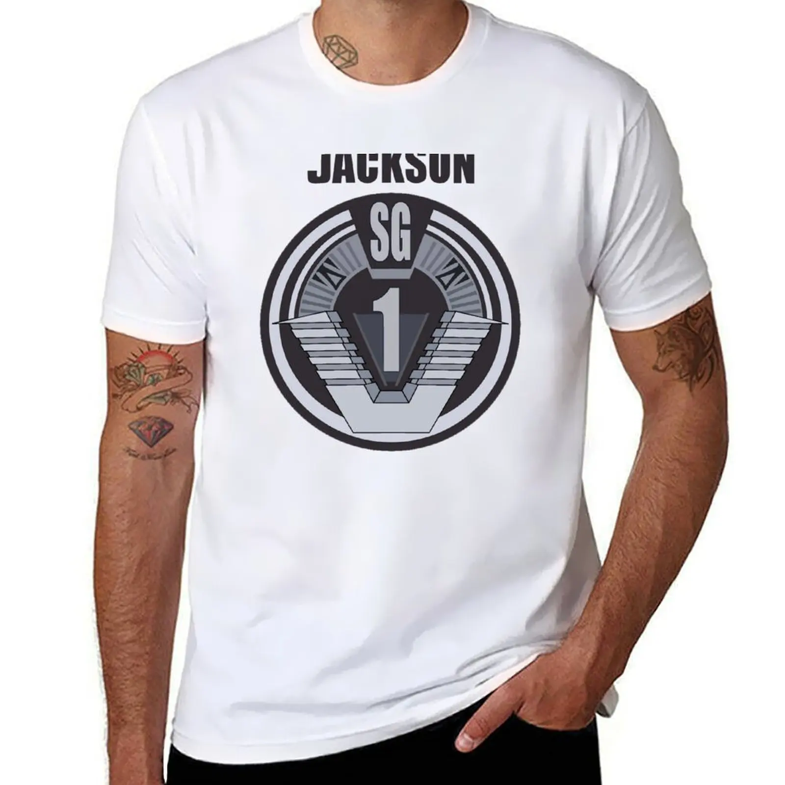 Футболка SG-1 Jackson, хлопковая футболка с индивидуальным принтом, комплект футболок