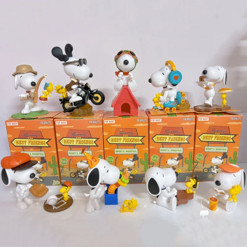 Snoopy серия «Лучшие друзья» глухая коробка игрушки Угадай сумку загадочная коробка Mistery Caixa экшн-фигурка модель сюрприза милый подарок на день рождения