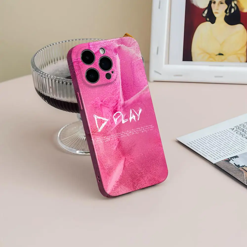 Чехол для телефона Eds Sheerans Play для iPhone 17, 16, 15, 14, 13, 12, Pro Max Plus, глянцевый HD, с тонкими отверстиями, жидкая пленка, мягкий корпус