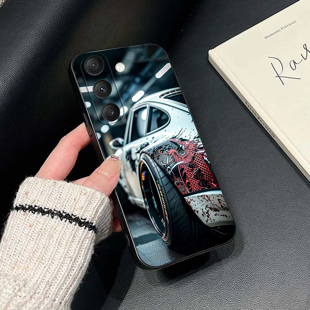 Фото Чехол для телефона JDM Type R Civic Sport для Samsung S25, S24, S21, S22, S23, S30, Ultra, S20, Plus, Fe, Lite, Note, 10,9,5G, черный чехол №2