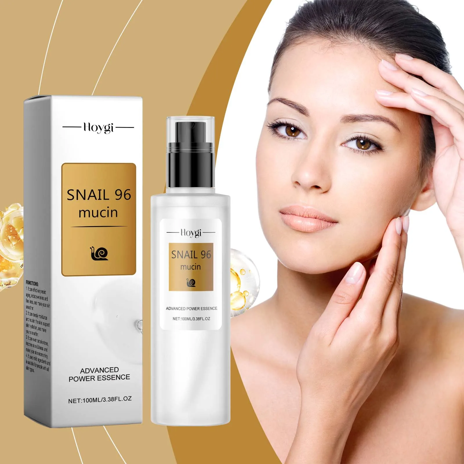Фото Snail 96 Mucin Power Essence — улучшенная увлажняющая сыворотка для лица, 100 мл |   Корейский уход за кожей с 96% фильтратом секреции улитки №4