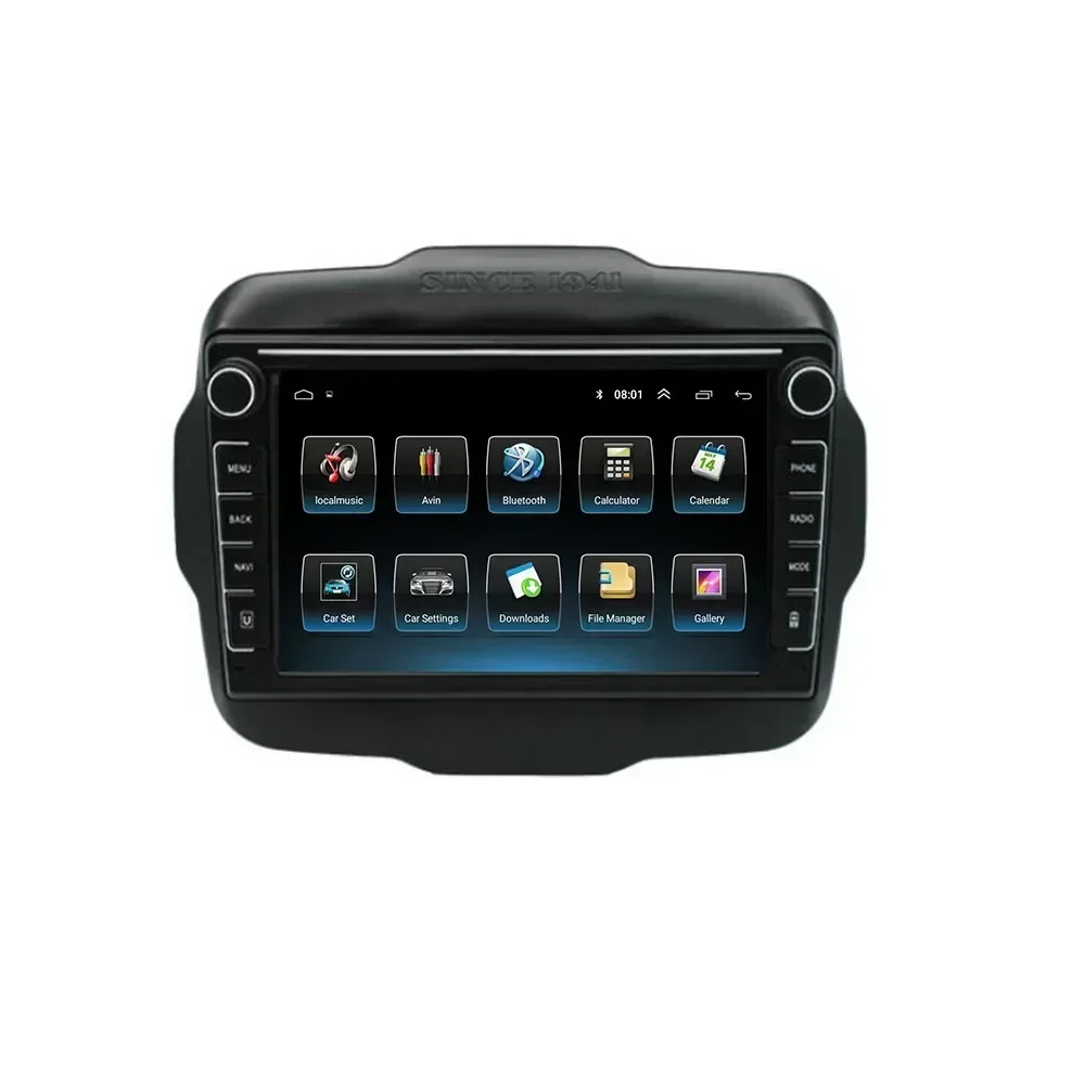 Фото Мультимедийный плеер Android 13 для Jeep Renegade 2014 2015 2016 2017 2018 2019-2050 Автомобильный радиоприемник с GPS-навигацией No 2 Din DVD кассета №3