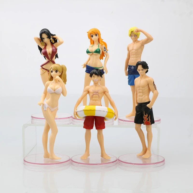 Фигурка Luffy 11-12 см из ПВХ, японское аниме Ace Sabo Nami, коллекционная фигурка, модель, подарок для мальчиков, коллекционные игрушки