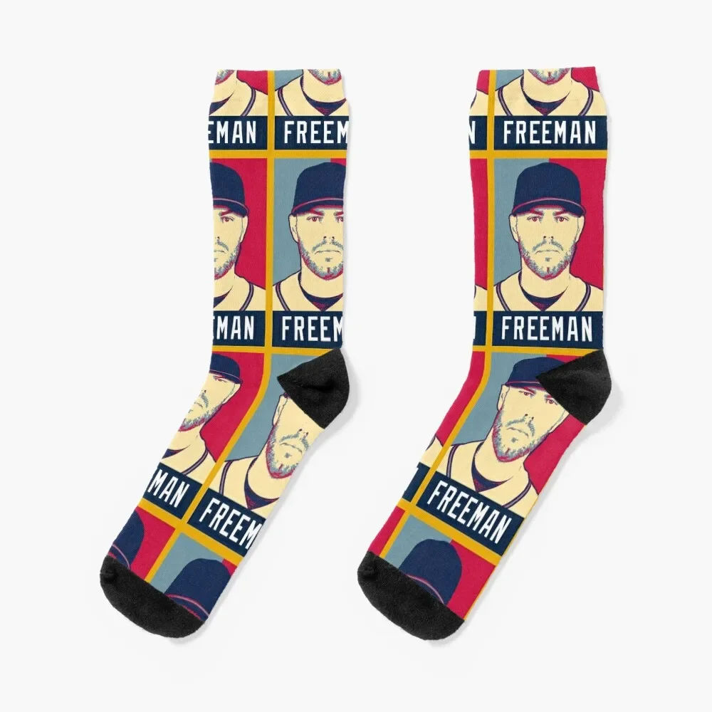 Freddie Freeman художественные носки зимние подарки Рождественский подарок носки для мужчин и женщин