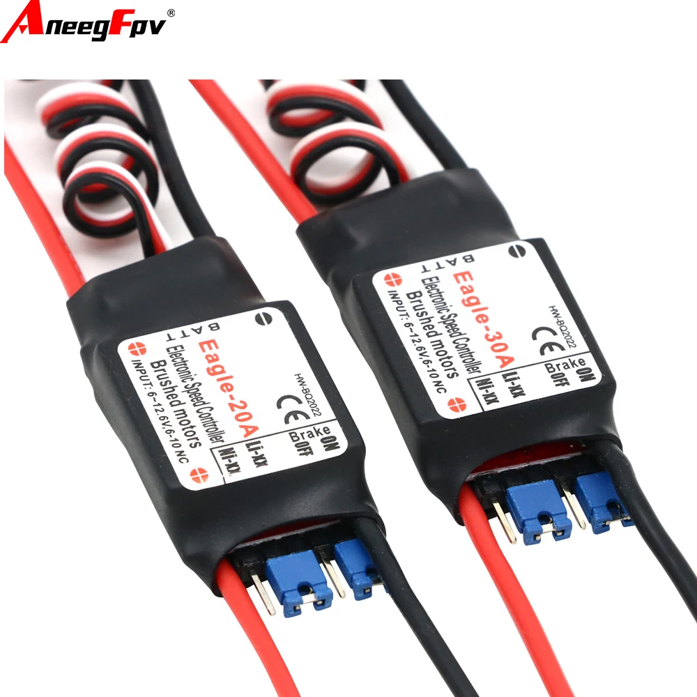 RC матовый регулятор скорости ESC 20A 30A 2-3S 1A/5V BEC для самолета 270 280 370 380 390 Модель игрушки