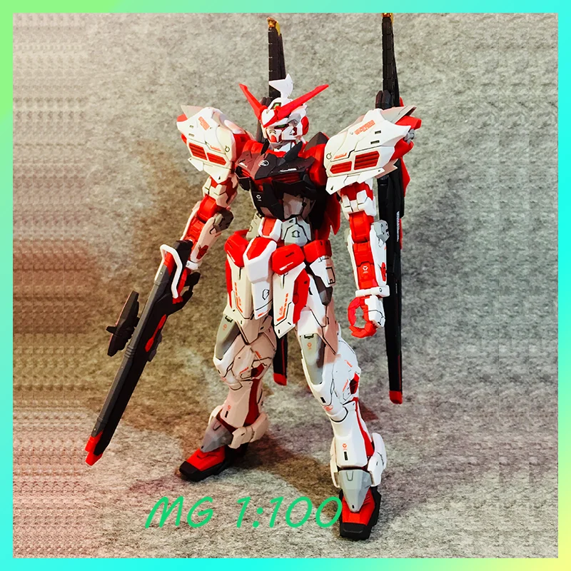 В наличии 8807 MG 1/100 Mars Red Astray, репринт MBF-P02, комплект модели в сборе, подвижный робот, пластиковая модель, коллекция игрушек на заказ, подарок