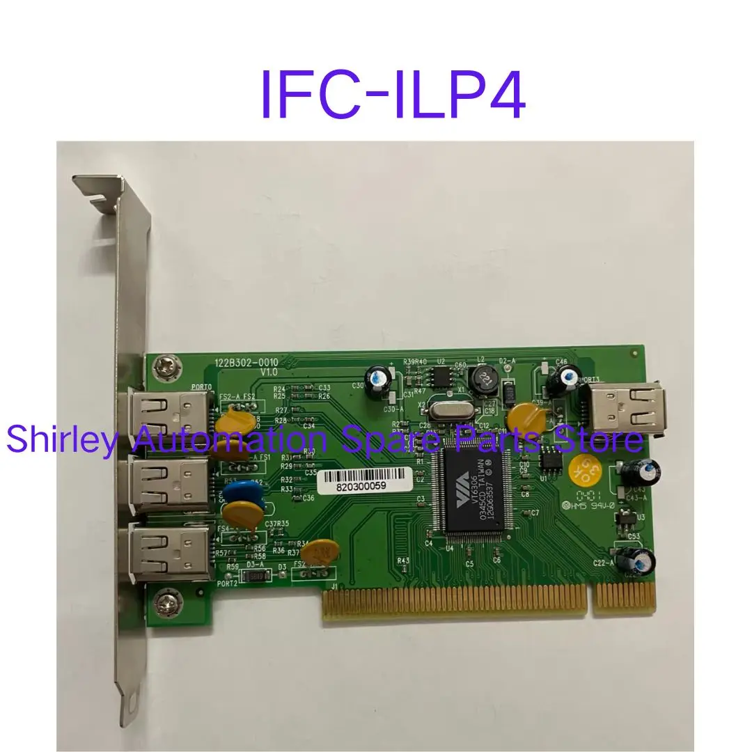 Б/у IFC-ILP4 122B302-0010 V1.0 Четырехпортовый 1394 Тест карты захвата промышленной камеры ОК