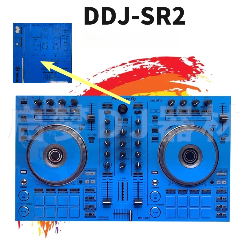 Универсальный контроллер Pioneer Pioneer/DDJ-SR2, дисковая пленка для машины, импортная защитная наклейка из ПВХ. Не машина