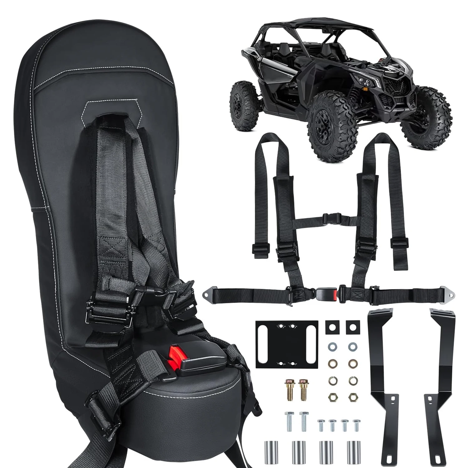 Отбойное сиденье для Can Am Maverick X3/X3 MAX 2017-2025, все модели, 2/4-местное переднее или заднее центральное сиденье, среднее сиденье, горб
