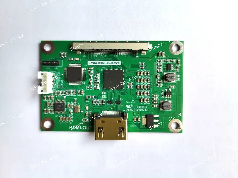 Плата адаптера V-by-One на HDMI Выход VB1/VBO на HDMI поддерживает одинарный/двойной диск 4K/1080p
