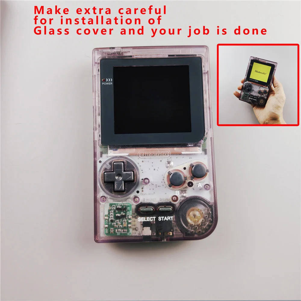 Фото Точка-точка, яркий экран, IPS ЖК-объективы, комплекты для GBP GameBoy, Карманный экран, IPS светильник наборы с 36 цветами фона №4