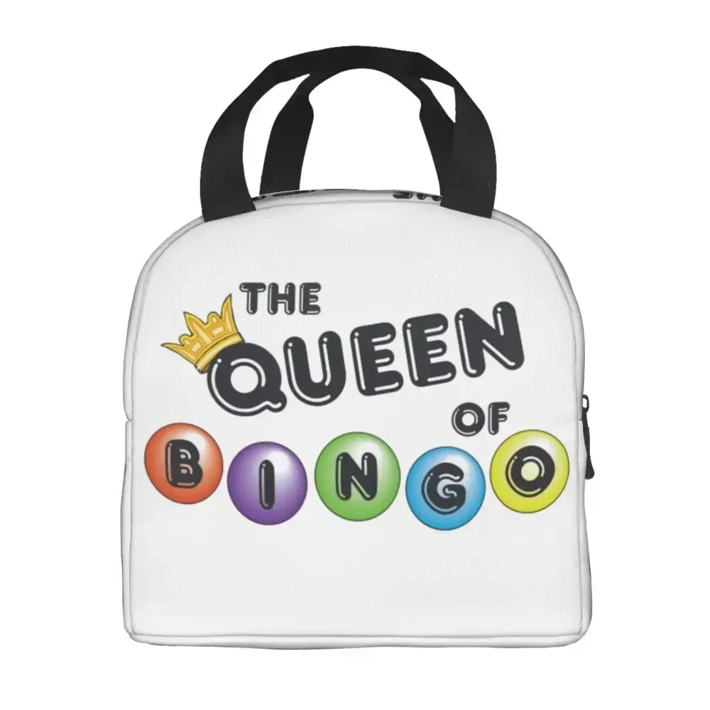 Фото Ланч-бокс Bingo Queen, женский водонепроницаемый термохолодильник, изолированная сумка для обеда, офисная работа, многоразовые сумки-тоут для пикника №3