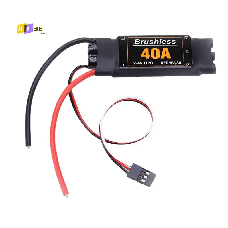 A13E-2-4S 40A Бесщеточный ESC Дрон Самолеты Запчасти Двигатель регулятора скорости для RC FPV Квадрокоптер Вертолет (короткий) Электроника