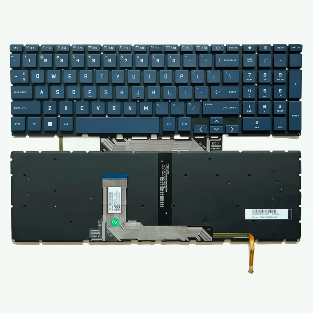 Подсветка клавиатуры для ноутбука HP Victus 16-D 16-E 16T-D 16-E0077UR 16-D0053UR 16-E0089UR 16-E0081UR 16-E0010NR