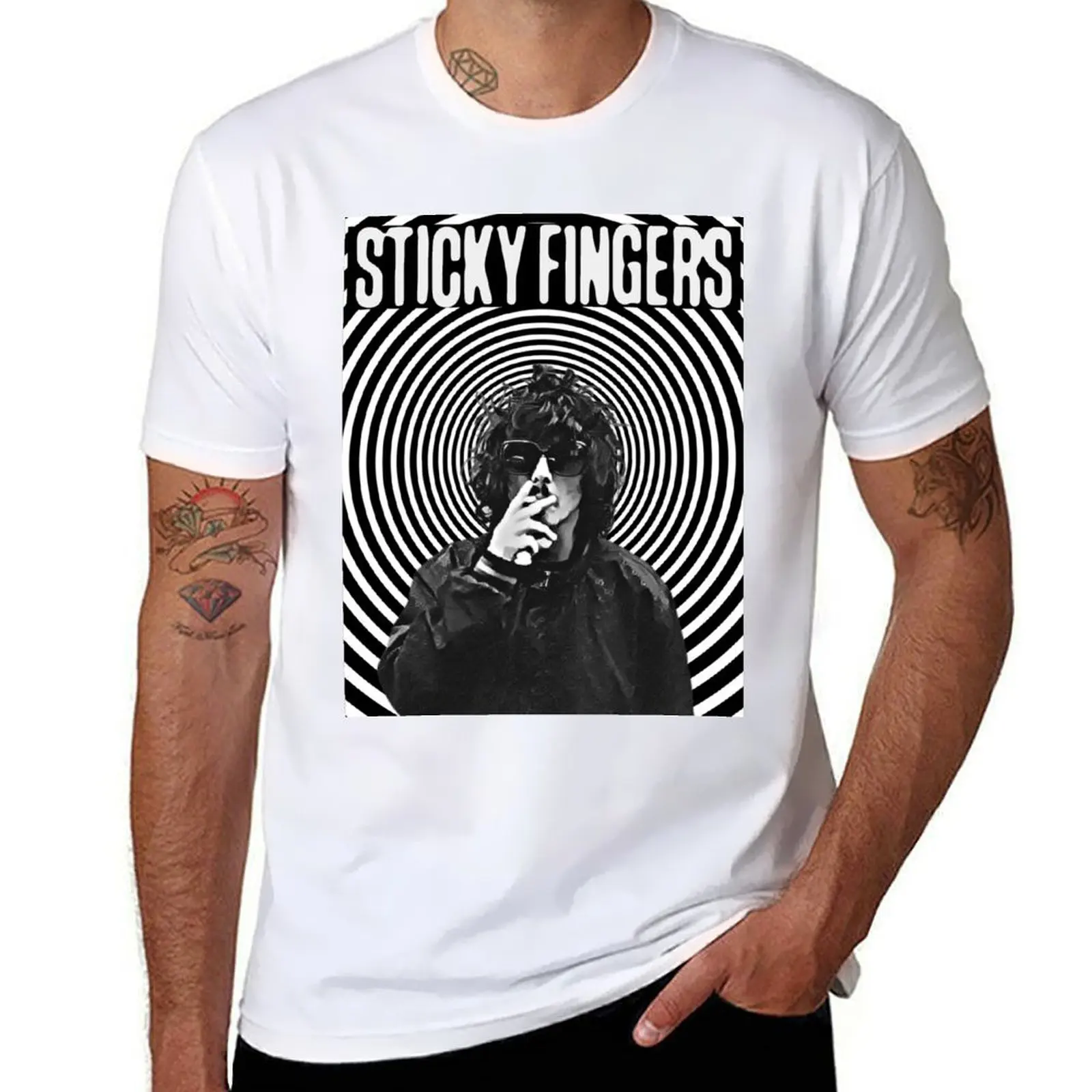 Dizza |   Дилан Фрост |   Липкие пальцы |   Футболка STIFI Sticky Fingers Fan Art, мужские футболки для мужчин, мужская футболка, хлопковая футболка