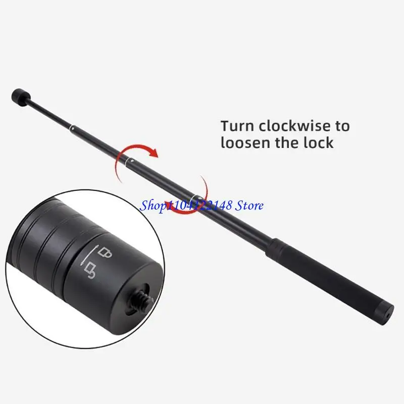 Фото P9FA Extendable Aluminum Selfie Monopod для боевой камеры, ручная сбоя с телескопическим моноподом для WG2 №3