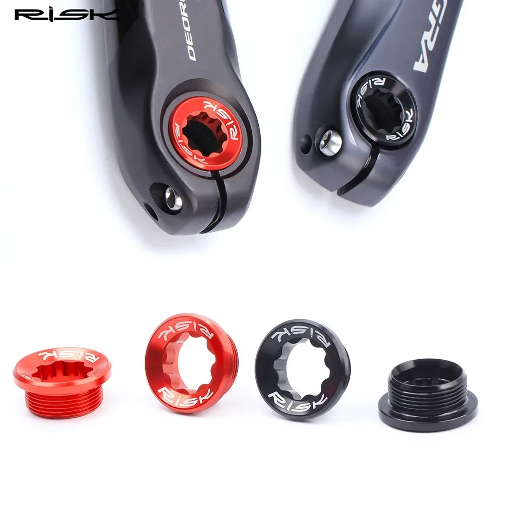 Фото Крепежный болт для шоссейного велосипеда и штатива для Shimano HollowTech II, кривошипы M20x8mm черного и красного цвета №5
