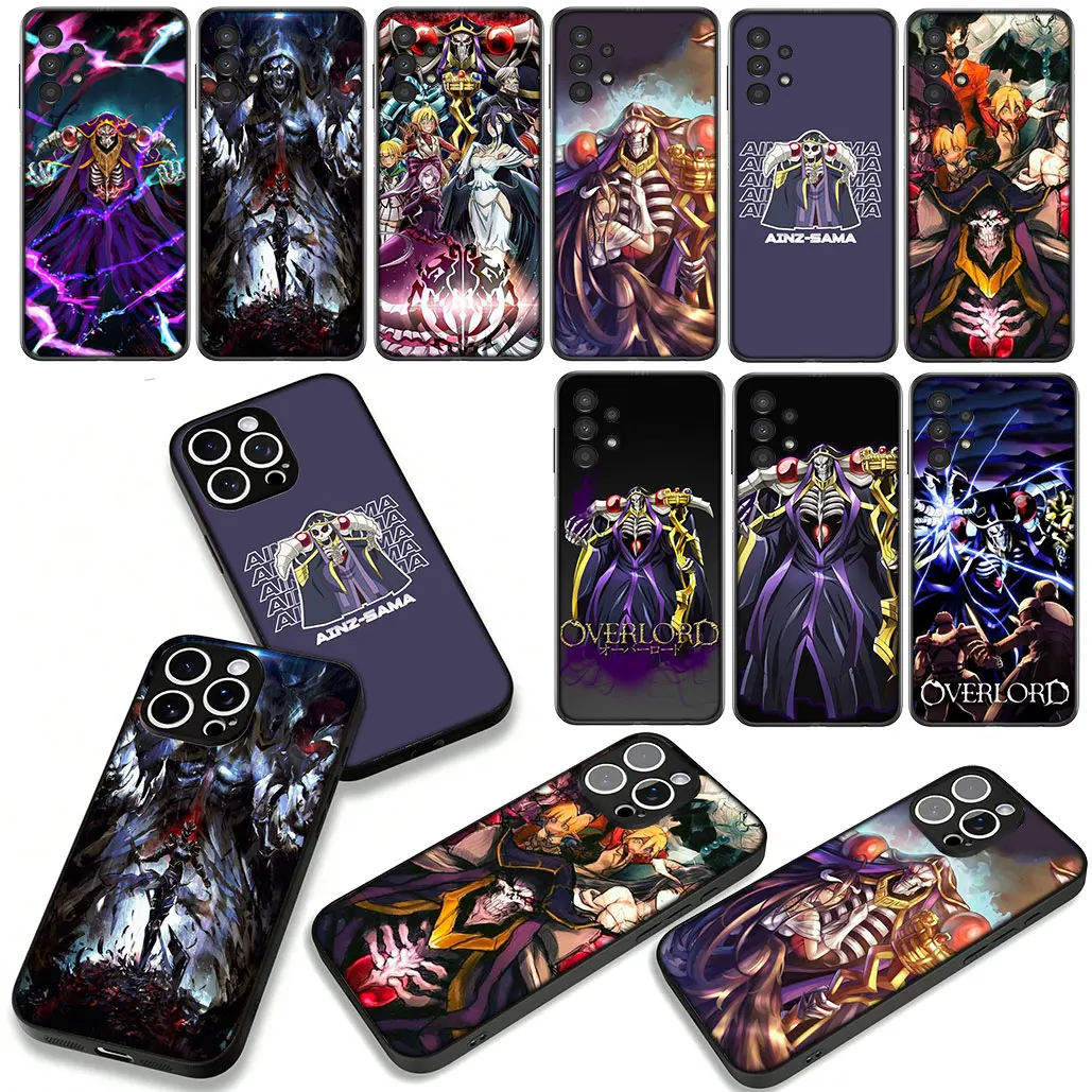 Чехол для телефона Overlord Cartoon Case для OPPO A40 A60 A80 A18 A16 A17 A38 A78 A79 A54 A57 A58 5G A3 Pro A96 A15 A12 Корпус