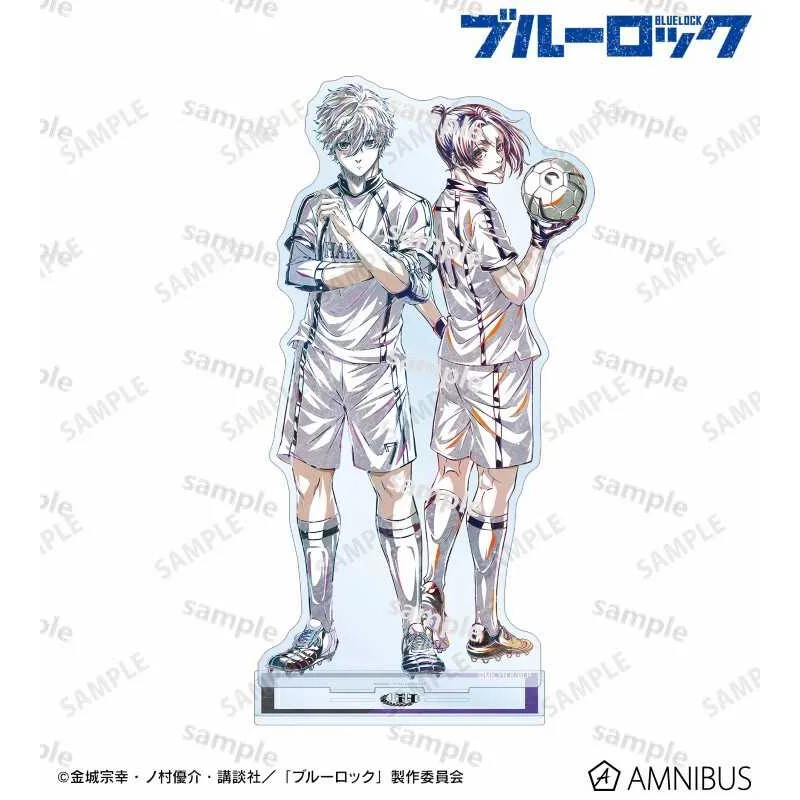 Фото Blue Lock Ani-Art BIG Acg Stand Twin Nigi / Reo Stroke Фигурка Акриловая подставка Cute Seishiro Nagi Металлические товары Cute Reo Mikage Toys №2