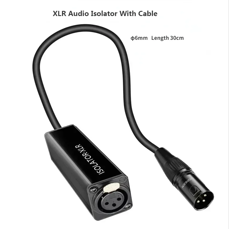 Фото Изолятор аудиокабеля XLR устраняет шум Аудиоизолятор контура заземления устраняет шум №3