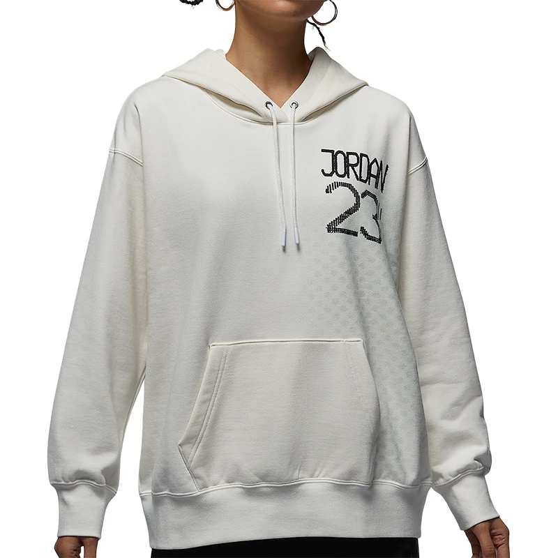 Оригинальная женская свободная толстовка с капюшоном Nike JORDAN HQ6072-133 (art.: 3920d152b6ffc) - 3920d152b6ffc