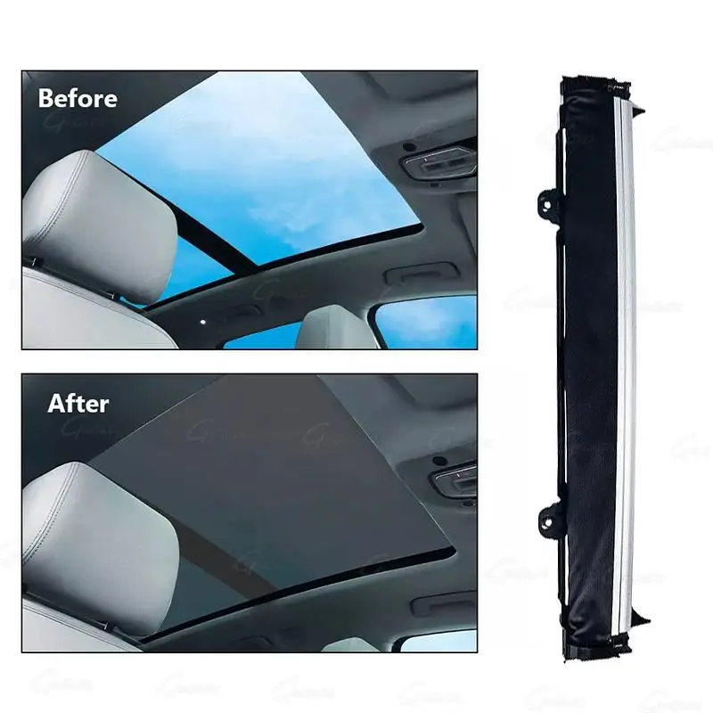 Фото Для Audi Q5 VW Golf Jetta Passat Skoda Yeti Superb Leon 1K9877307A Автомобильный панорамный люк на крыше, солнцезащитный козырек в сборе, козырек №5
