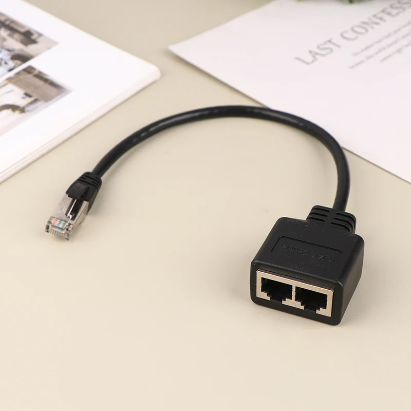 Разветвитель Ethernet RJ45, 1 штекер-2 гнезда, 1 шт.