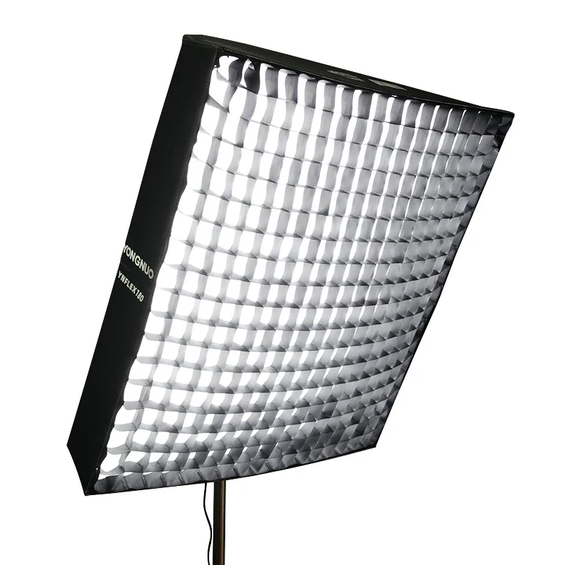 Фото YONGNUO YNFLEX180 180 Вт 2500 К-7000 К Двухцветный гибкий светодиодный светильник для фото-видео софтбокс с сотовой сеткой и 12 режимами эффектов сцены №2